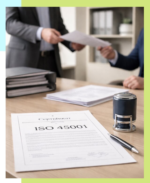 Сертификат ISO 45001 в Мценске под ключ от 45572 р. | Сертэкс